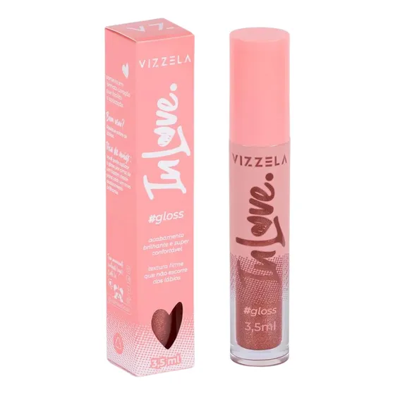 Gloss In Love! - Vizzela 3,5ml Cor 9 - Amor