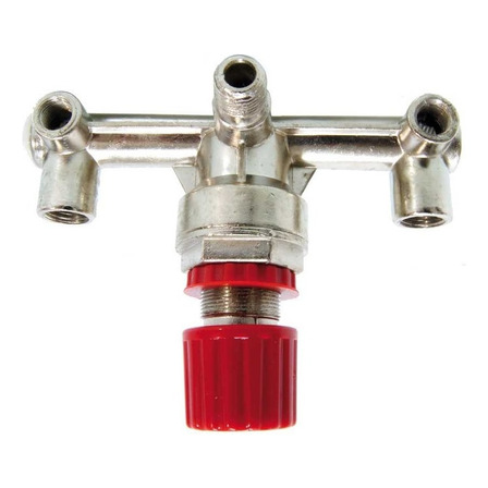 Manifold Para Compresor Con Regulador Integrado 97503 Goni Color Rojo Manifold Para Compresor Con Regulador Integrado 97503 Goni Color Rojo