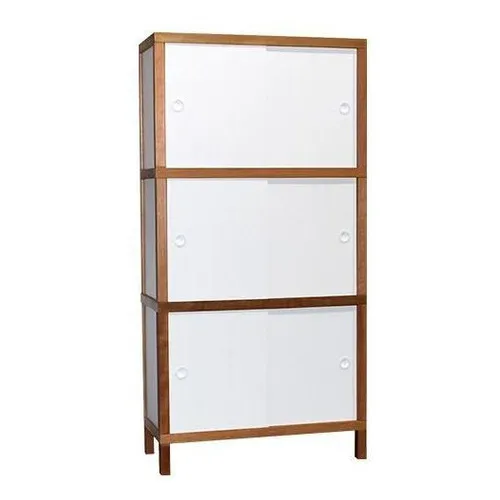 Armário Portas Correr 734-3 Portas Branco