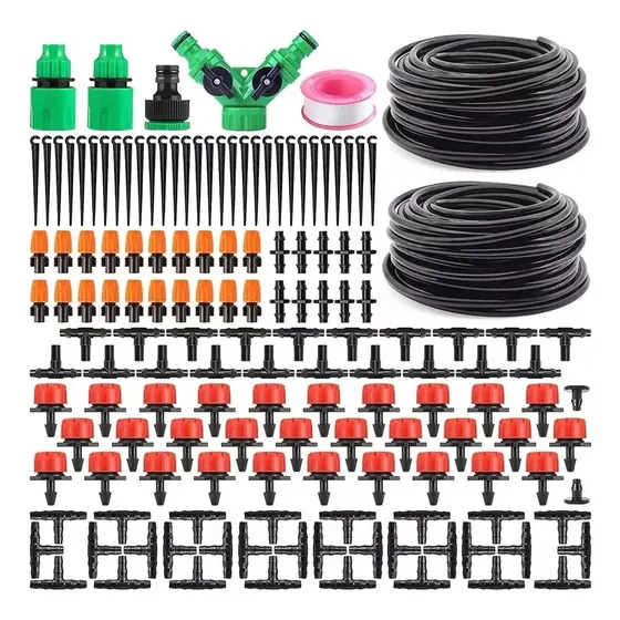 Kit De Riego Sistema Automático Por Goteo 30mtrs 149pcs