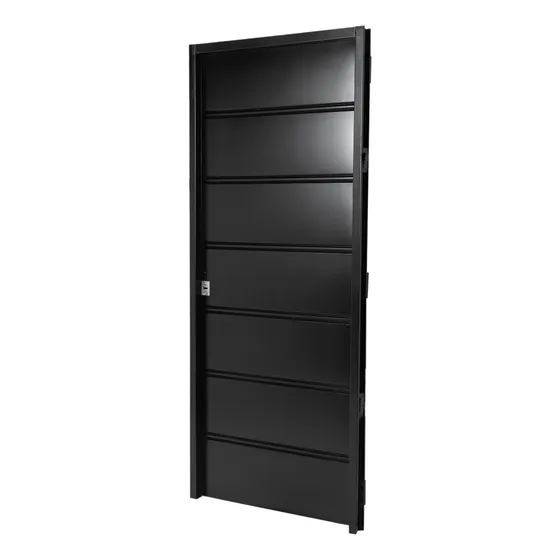Puerta Chapa Simple Reforzada 80 X 200 Cerradura 1er Calidad
