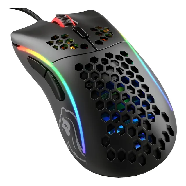 Ratón Gamer, Glorious Modelo D- 61g, Rgb, Negro