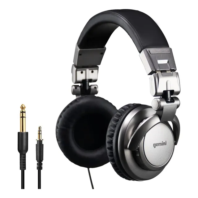 Gemini Sound Djx-500 Auriculares Profesionales Para Dj, Sobr