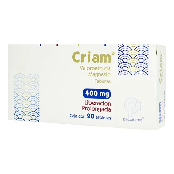 Criam Lp Tableta 400 Mg, 20 Tabletas
