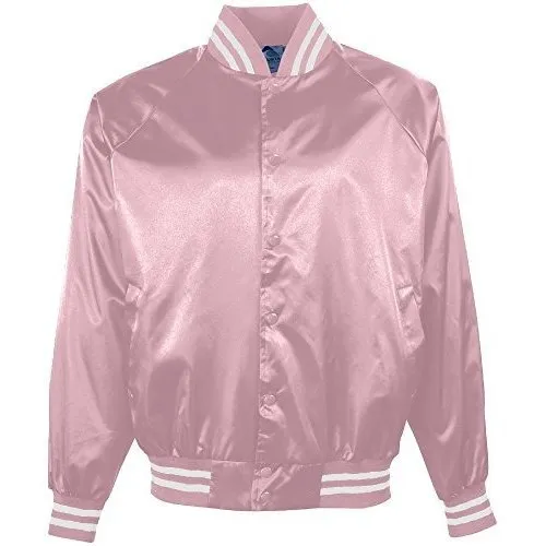 Augusta Sportswear Satin Baseball Chaqueta/trim De 6wrbw