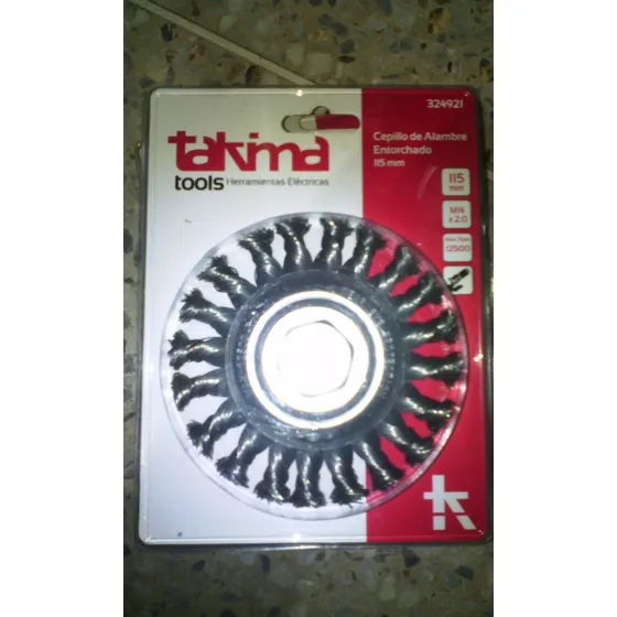 Cepillo Circular Entorchado 115mm Takima 