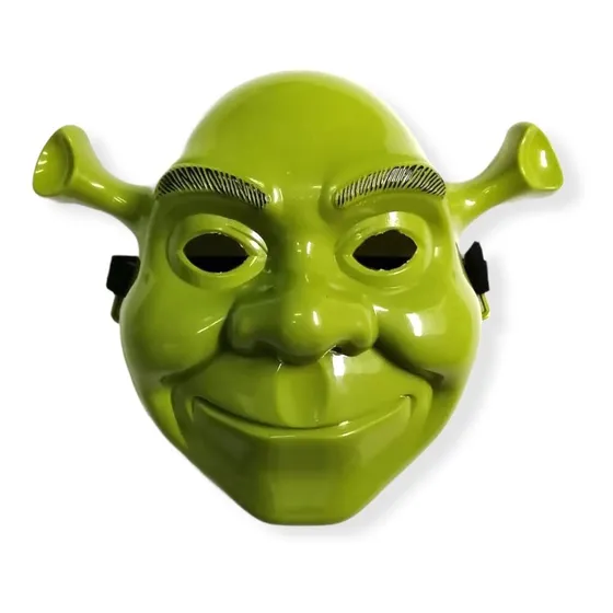 Máscara De Shrek Careta Ogro Shrek Color Verde