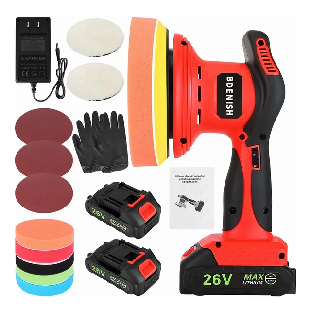 Kit Pulidor Inalámbrico Para Encerar Detalles De Automóviles