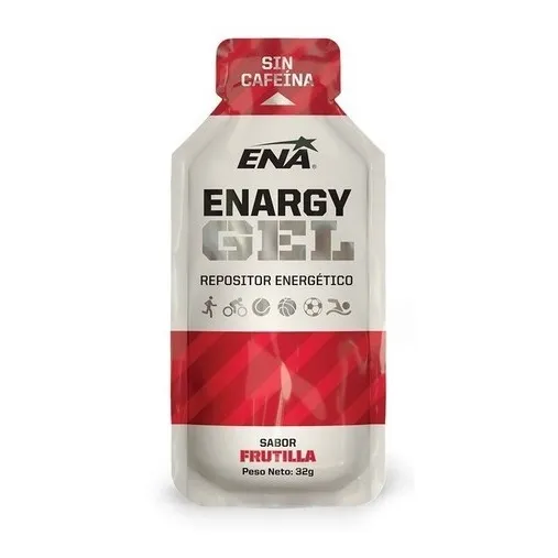 Enargy Gel (12 Un) Ena - Repositor Energético Sabor Frutilla