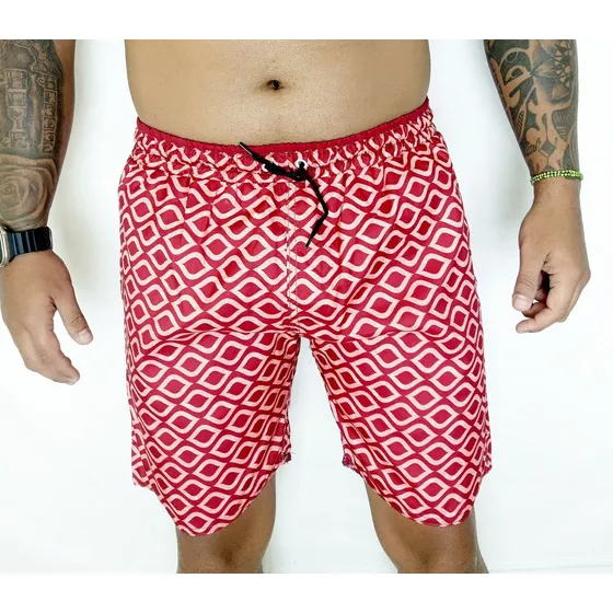 Short De Baño Malla Hombre Cortas Bermuda Suspensor Cordon