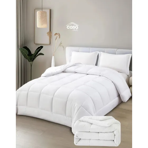 Edredón Premium Unicolor Casa Club De Lujo King , 7 Piezas