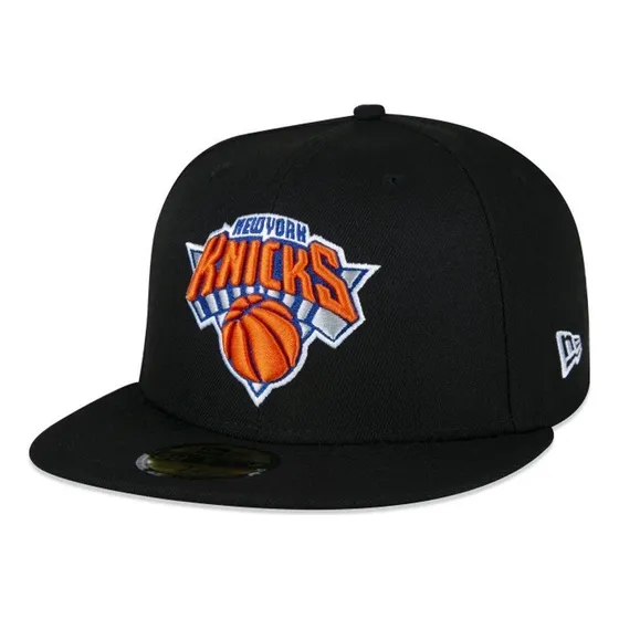 Boné New Era 5950 New York Knicks Aba Reta Preto