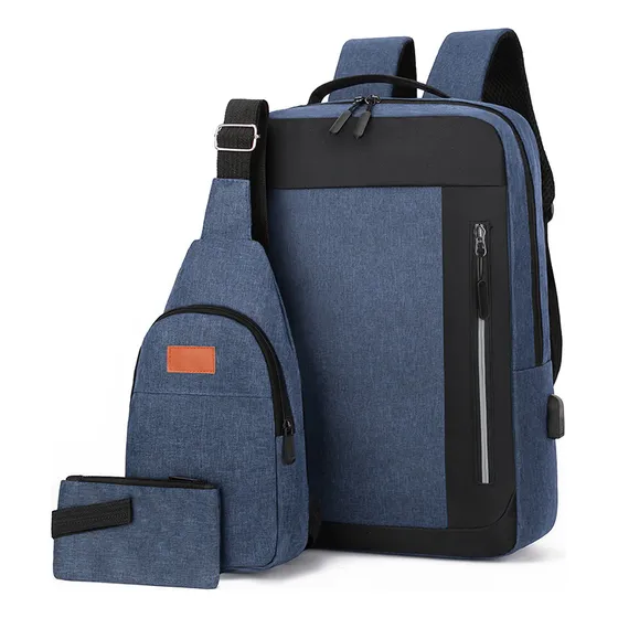 . Mochila Minimalista Para Computador Empresarial Em Tecido