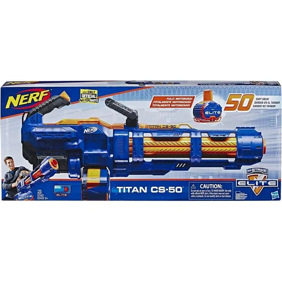 Nerf Elite Titan Cs-50 Lançador De Dardos Hasbro E4026
