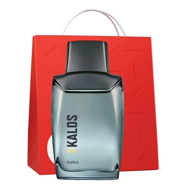 Perfume Kalos Max Spray 100 Ml Herbal + Bolsa De Regalo