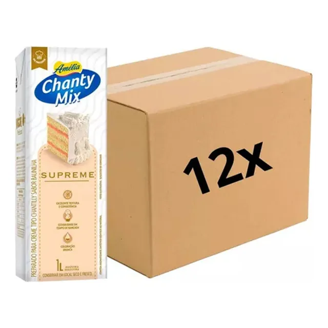 Kit 12 Un Chantilly Supreme 1l Amélia
