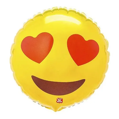 Balão Microfoil Redondo Apaixonado - 1 Un - (18'') São Roque