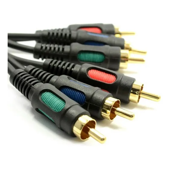 Cable Rca A Rca 2 Metros Audio Y Video Tv Dvd