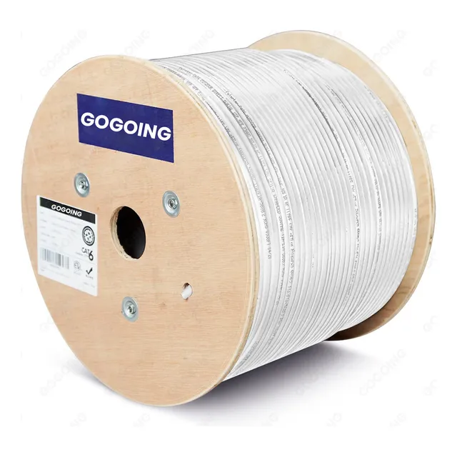 Gogoing - Cable Ethernet Red Lan 305m Reforzado Cat6 Internet Consola Rj-45 Cable Utp Doble Forro Exterior