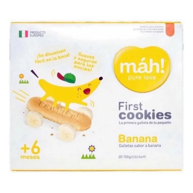 Galletas Mah First Cookies De Banana 100g