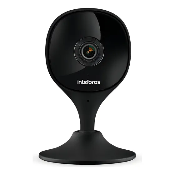 Câmera Alta Resolução Wifi Intelbras Imx C Black Mibocam Cor Preto