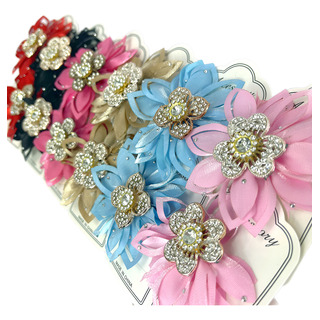 Set 12 Broches Tipo Flores Cabello Colores Mayoreo Pelo Surt Set 12 Broches Tipo Flores Cabello Colores Mayoreo Pelo Surt