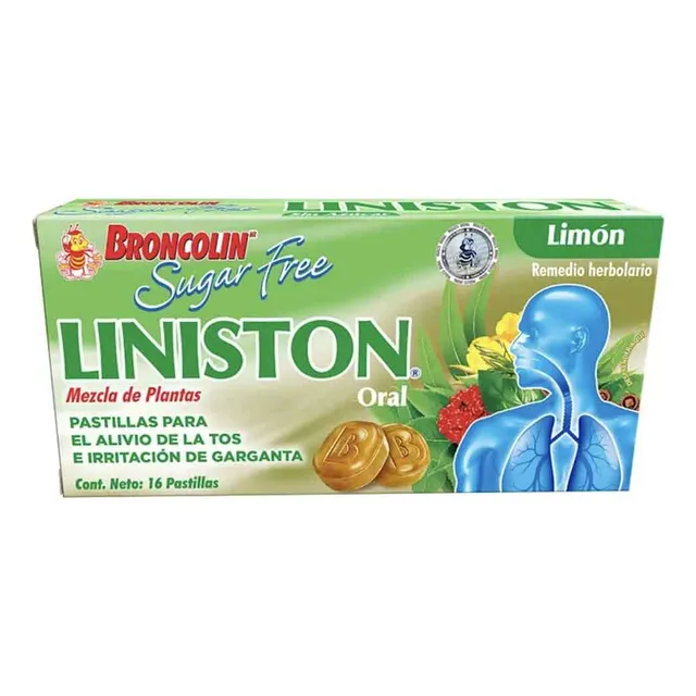 Broncolin Caramelo Sugar Free Limón 35g
