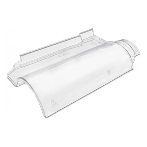 Telha Plástica Americana Transparente Prismalux - Cx 10 Unid
