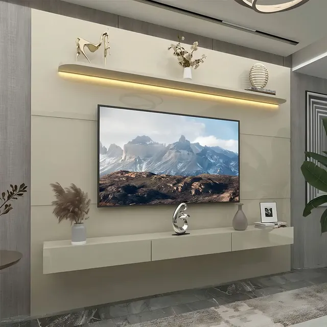 Estante Home para TV até 85 Polegadas com LED 1 Jewt