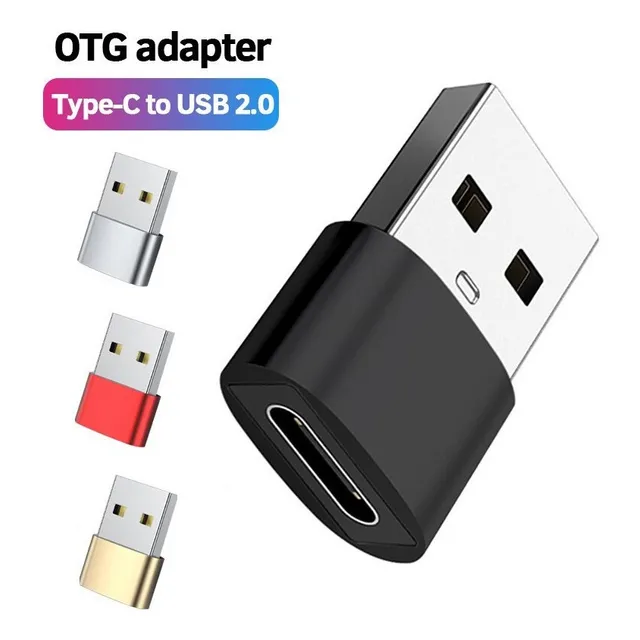Adaptador Convertidor Tipo C A Usb Para Cargador Pc Laptop