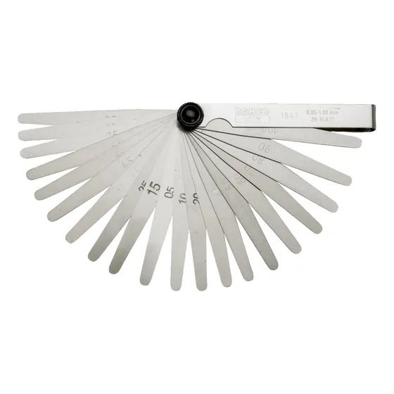 Galga Gauge Feeler Calibrador Espesor Valvulas Bujias Bahco Gris