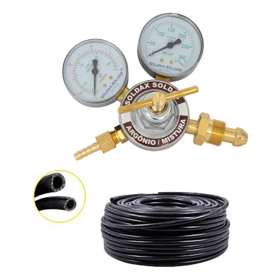 Manometro Registro Regulador Gas Argonio Mig Tig + Mangueira