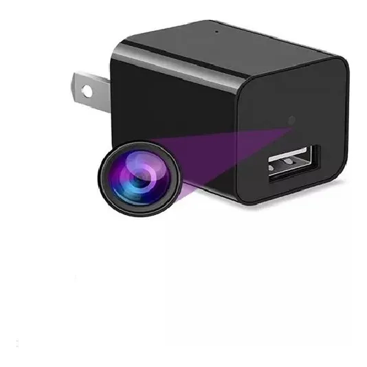 Cargador Oculto Mini Cámara Espía Camuflaje Espía 1080p Wifi