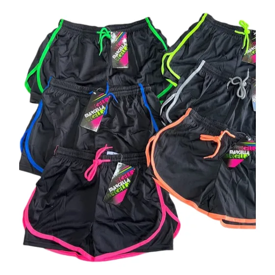 Short De Dama Deportivo Con Licra ( 3 Unidades)