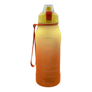 Botella Cilindro Agua Deportiva Motivacional Multicolor 1.3l Botella Cilindro Agua Deportiva Motivacional Multicolor 1.3l