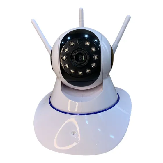 Cámara De Seguridad Ip Hd Wifi Audio 3 Antenas Alto Alcance