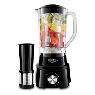 Liquidificador Com Filtro Turbo 1050w Britania Preto Liquidificador Com Filtro Turbo 1050w Britania Preto