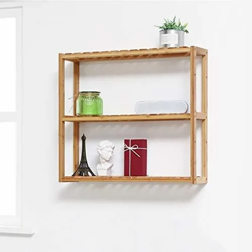 Bambu 3 Estante Multifuncional Para Baño Cocina Sala