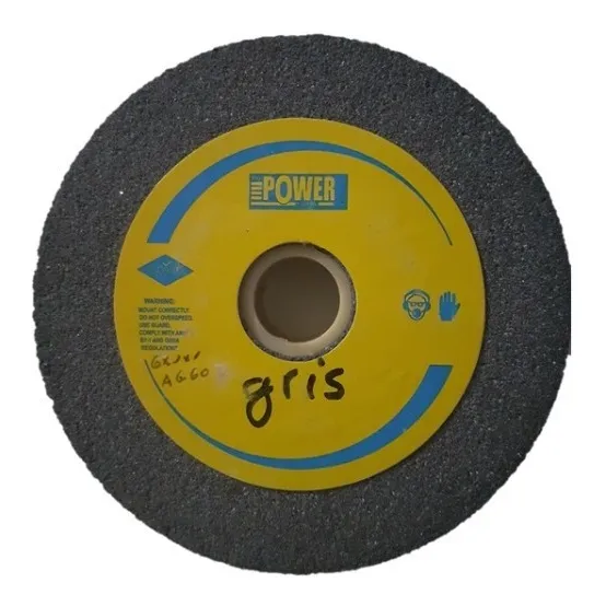 Piedra P/esmeril 7x1x1 PuLG. Marca Preciva Gris Para Hierro