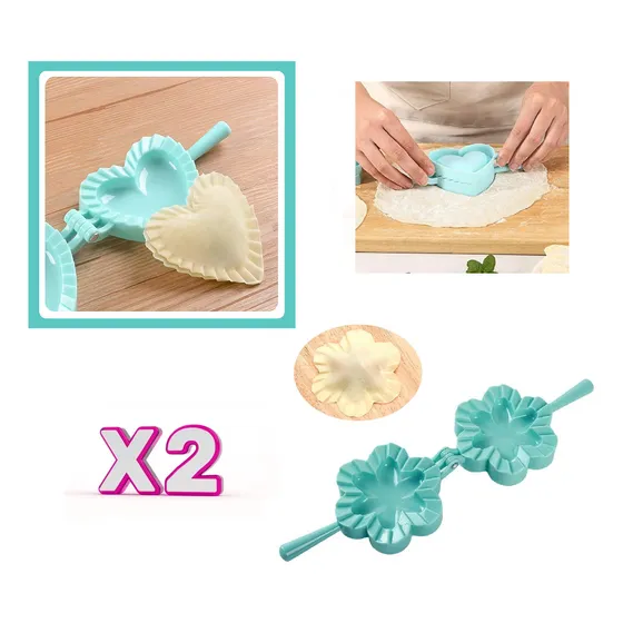 Molde Para Hacer Pastelitos Corazon Flor 