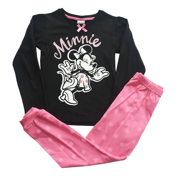 Pijama Con Pantalón Minnie Mouse Para Niñas Disney Oficial