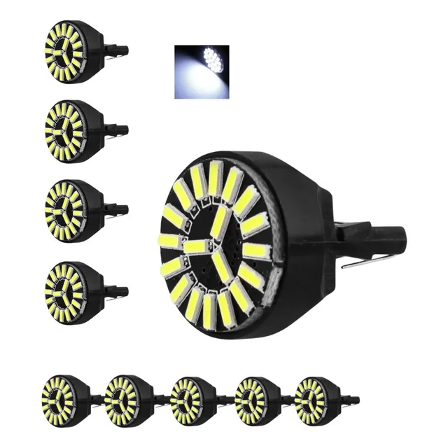 Kit 10 Lampada T25 Cambus 19 Led 1 2 Polo 3156 3157 Branca