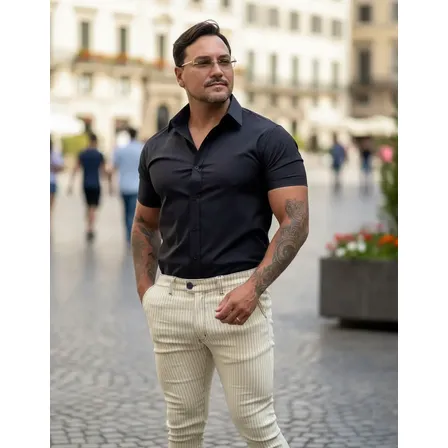 Camisa Social Masculina Slim Fit Luxo Pronta Entrega Barata.