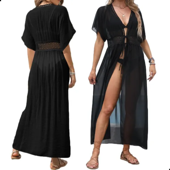 Pareo Salida Baño Ropa Playa Mujer Elegante Vestido Estilo