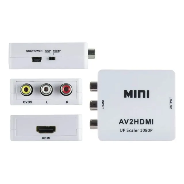 Convertidor Rca A Hdmi Especial Para Tv Antigua - King Solut