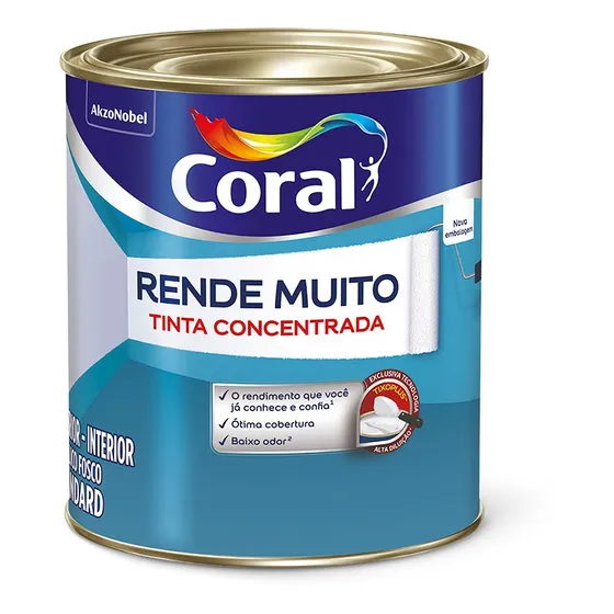 Tinta Rende Muito Branco 900ml Coral