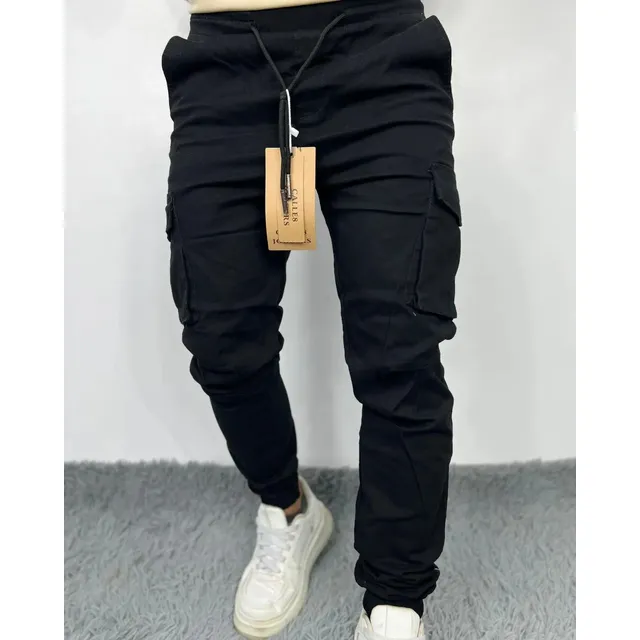 Joggers Caballeros Drill Strech Bolsillos Mayor Detal