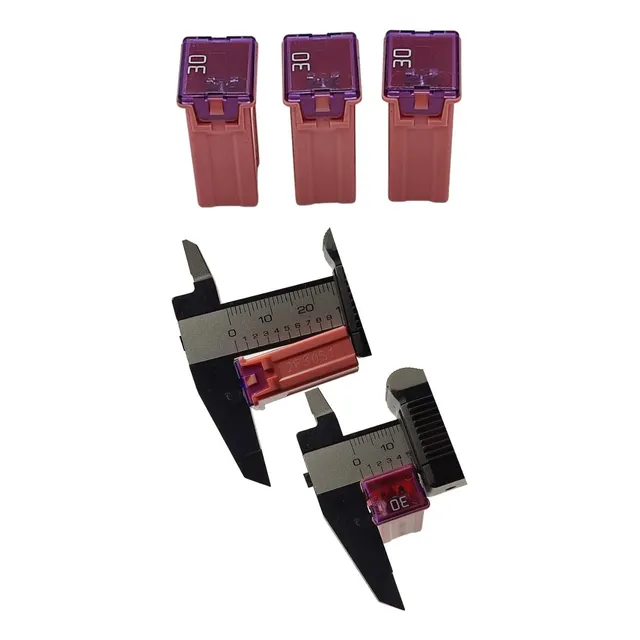 Fusible Automotriz Tipo Muela  30amp 3pzas