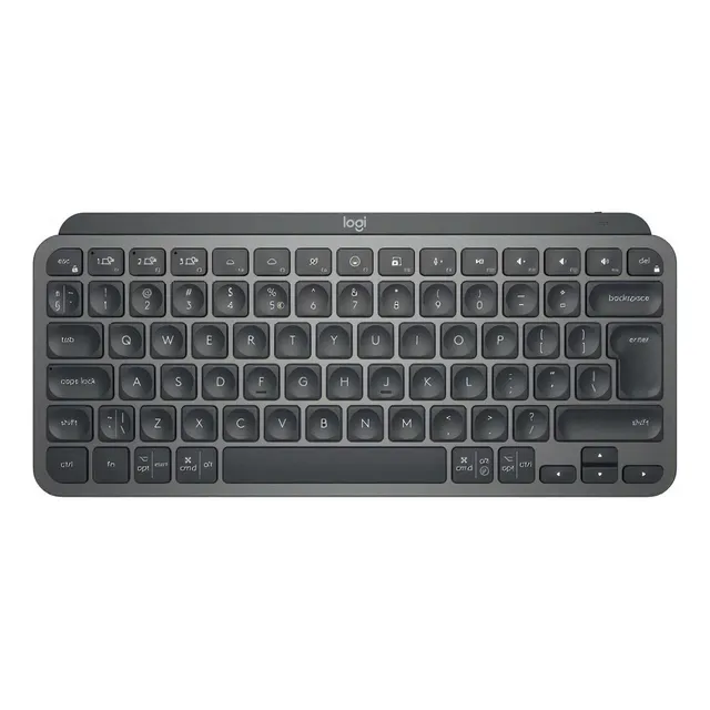 Teclado bluetooth Logitech Master Series QWERTY español color grafito con luz blanca