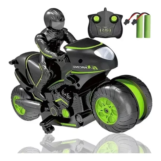 Motocicleta Rc Control Remoto 360° Giratoria 2.4ghz Stunt